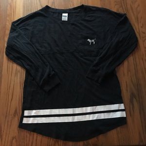 PINK sequin long sleeve top